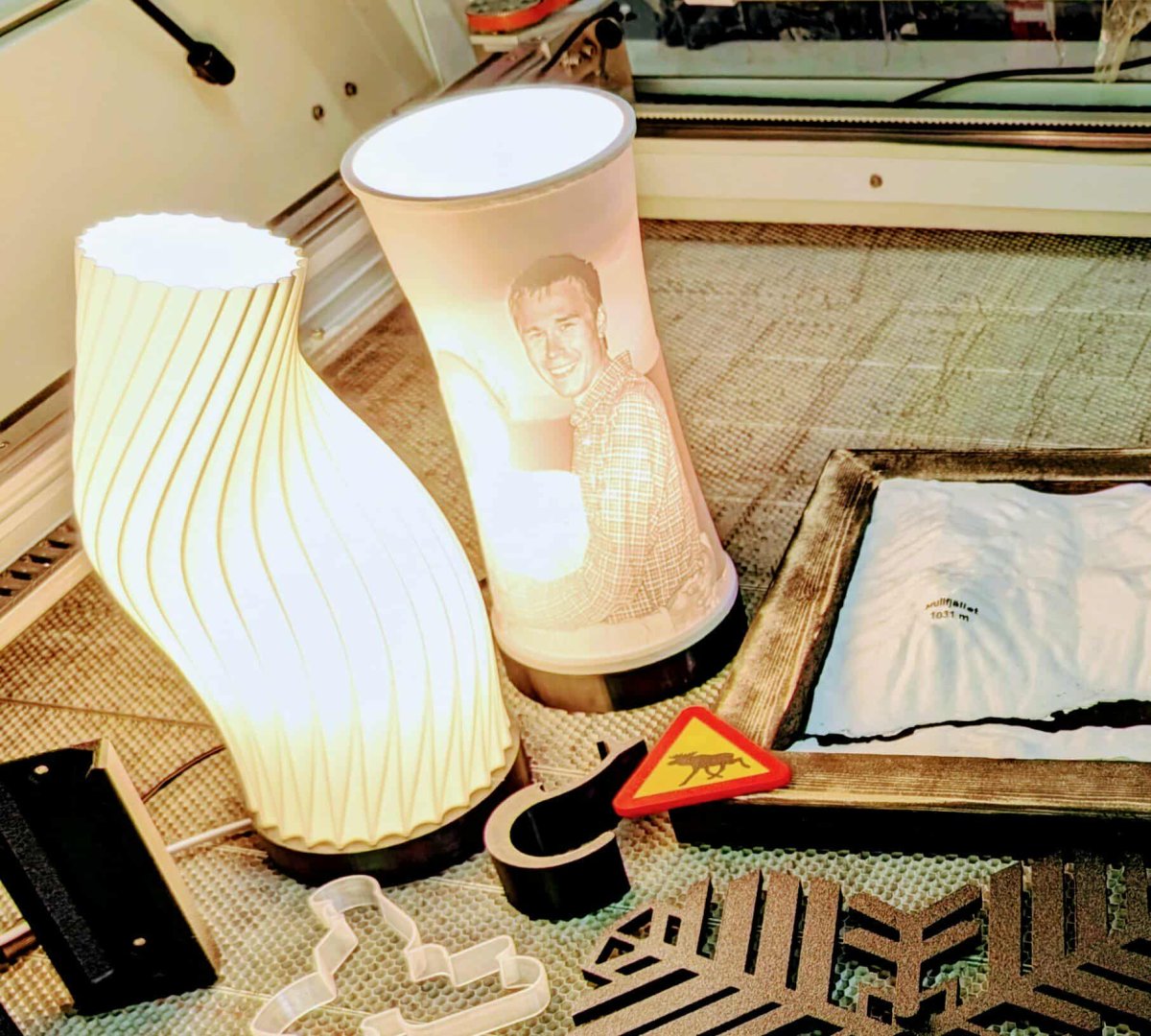 Lampa lithophane enligt egen bild - Bild 2