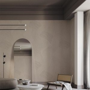 Carved Lines Warm Beige