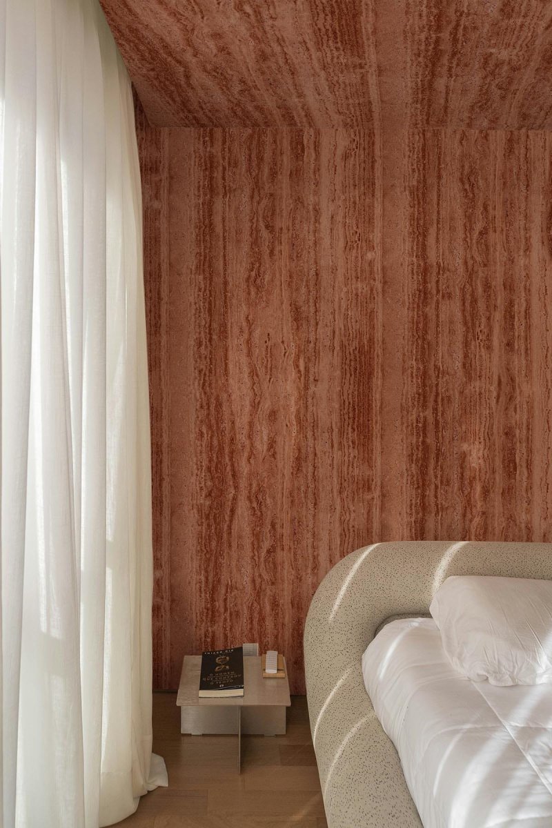 Raw Travertine Red Terracotta - Bild 2