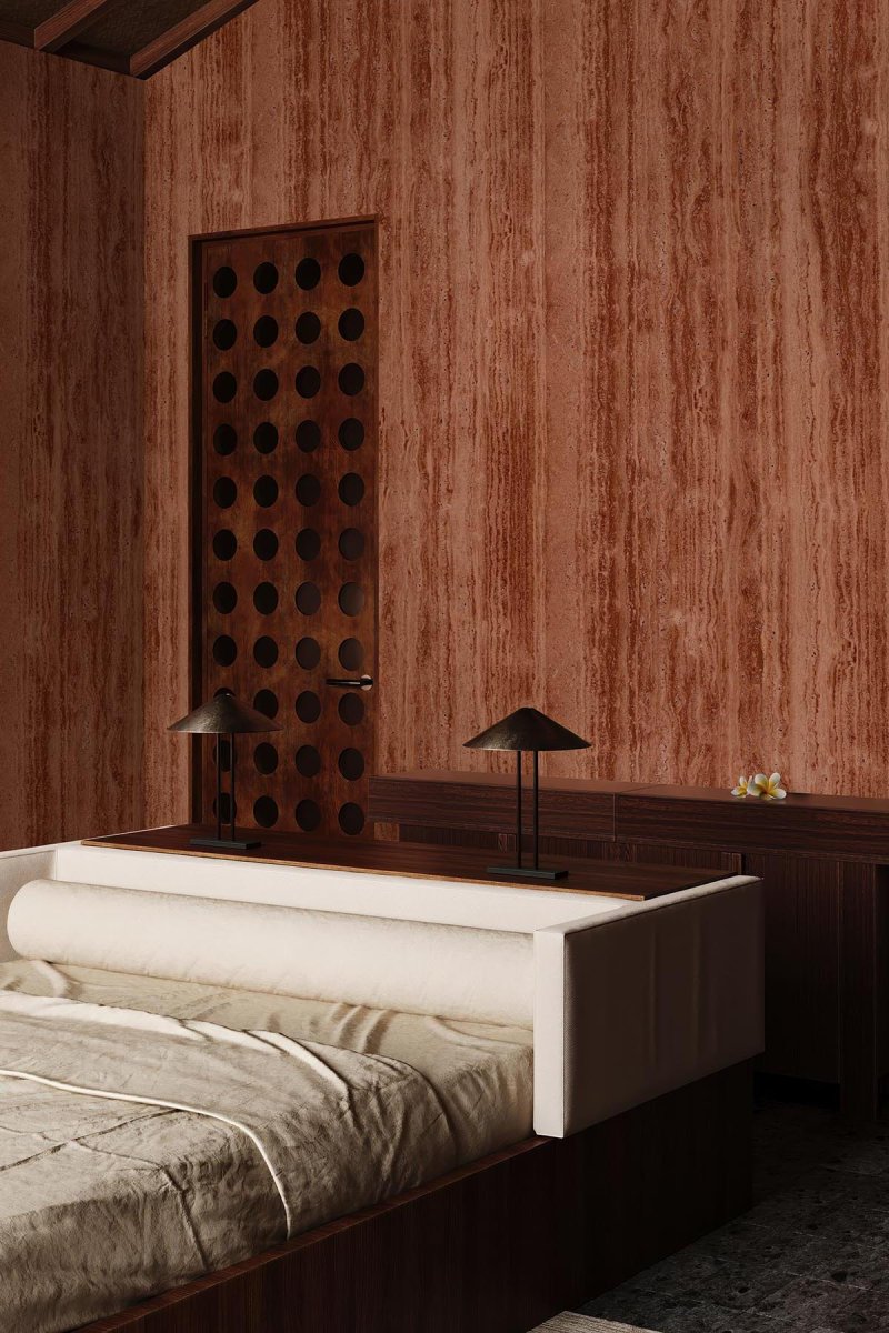 Raw Travertine Red Terracotta - Bild 5