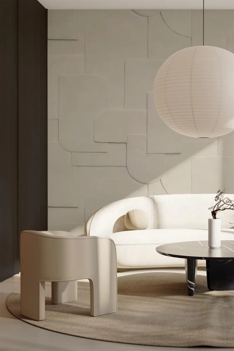 Clay Shapes Pale Beige