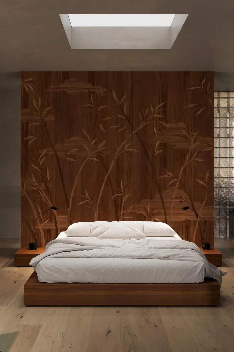 Bamboo Marquetry Brown Oak - Bild 2