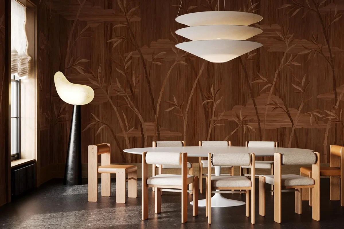 Bamboo Marquetry Brown Oak - Bild 7