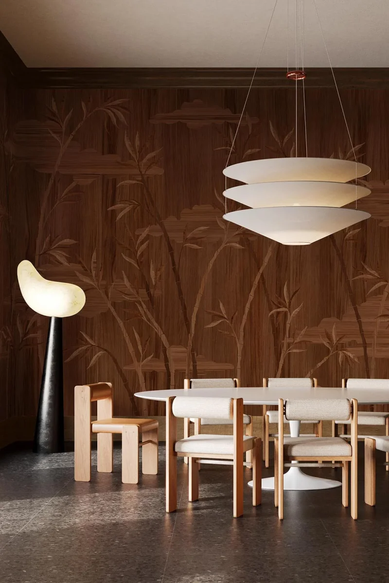 Bamboo Marquetry Brown Oak - Bild 5