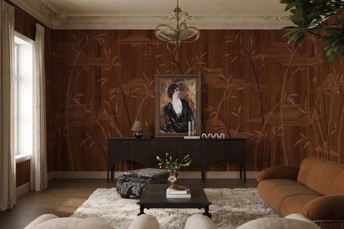 Bamboo Marquetry Brown Oak - Bild 6