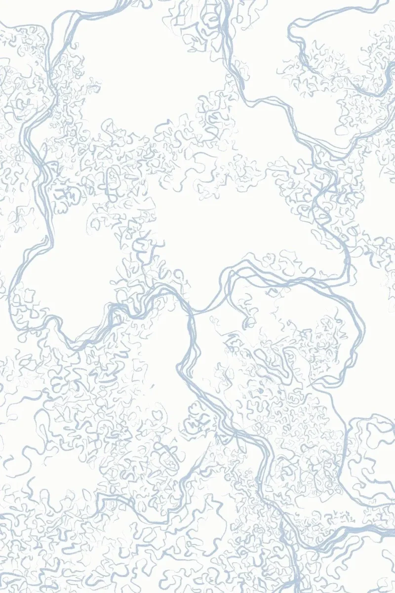 Abstract Sketch Light Blue - Bild 3