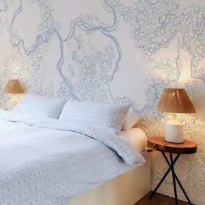 Abstract Sketch Light Blue