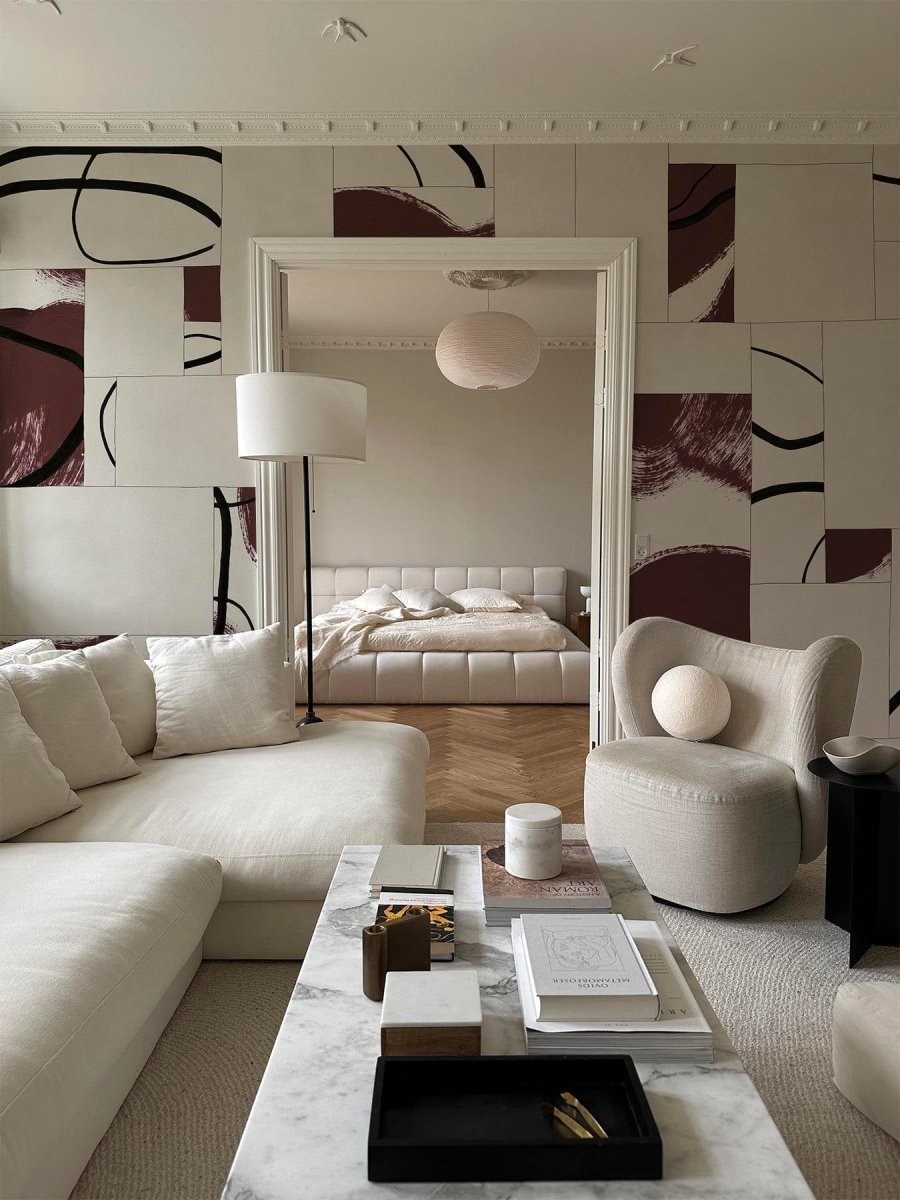Graphic Tiles Burgundy - Bild 2