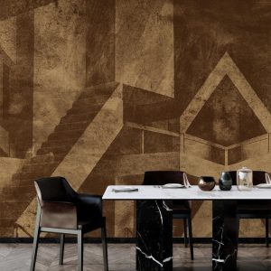 Brutalist Concrete Ochre