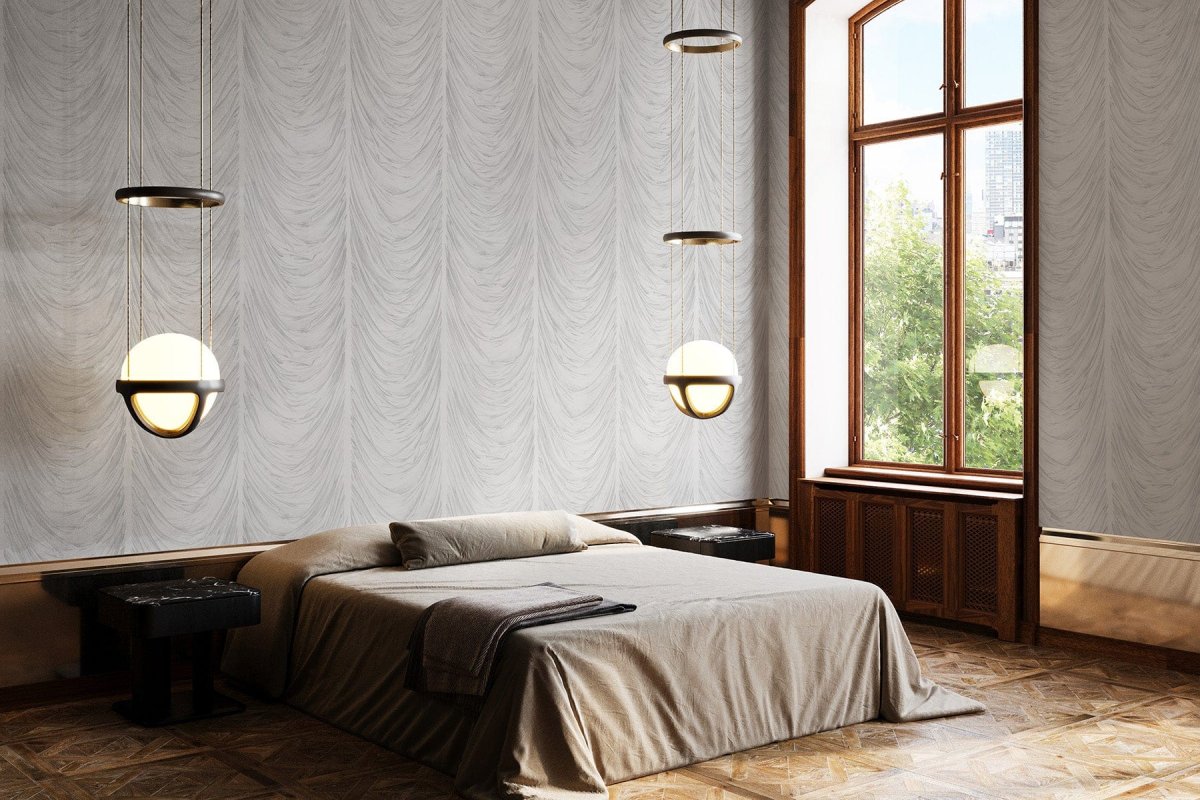 Draped Trompe Lóeil Grey - Bild 7