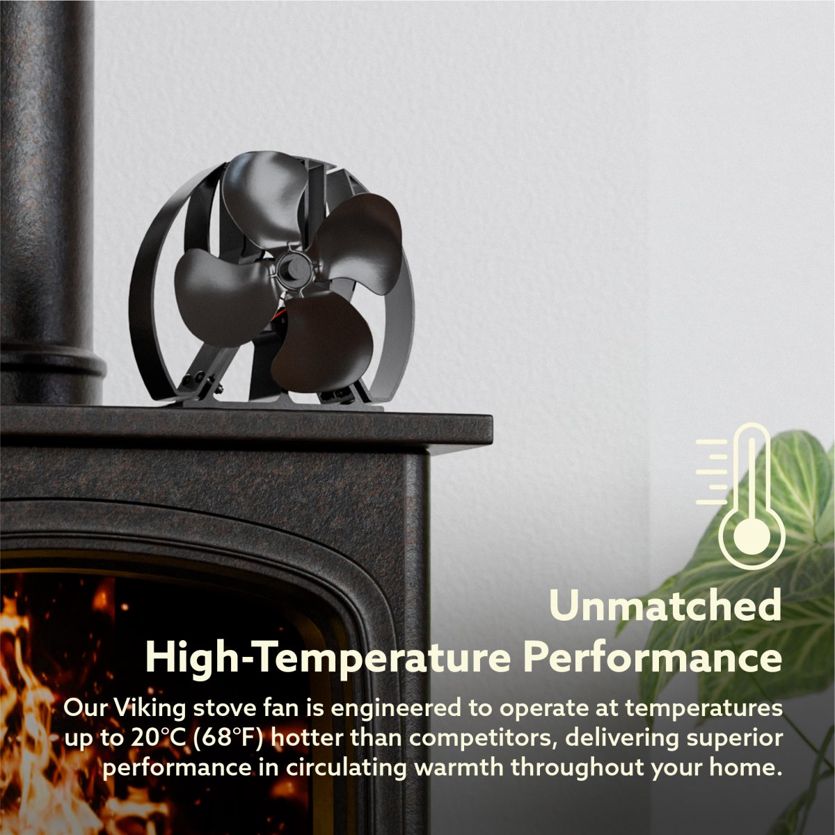 SF-V-A Viking Advanced Stove Fan – The World’s First Fully Heated Stove Fan – Patent Pending - Bild 3