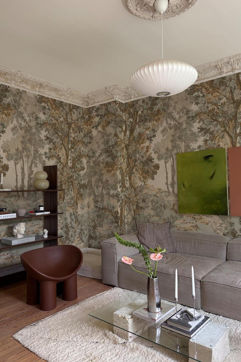 Tapestry Landscape Light Olive
