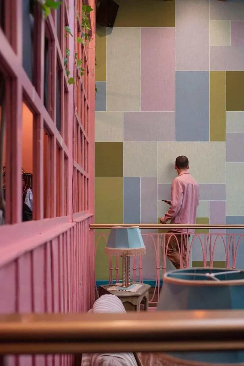 Bold Grid Pink/Green - Bild 6