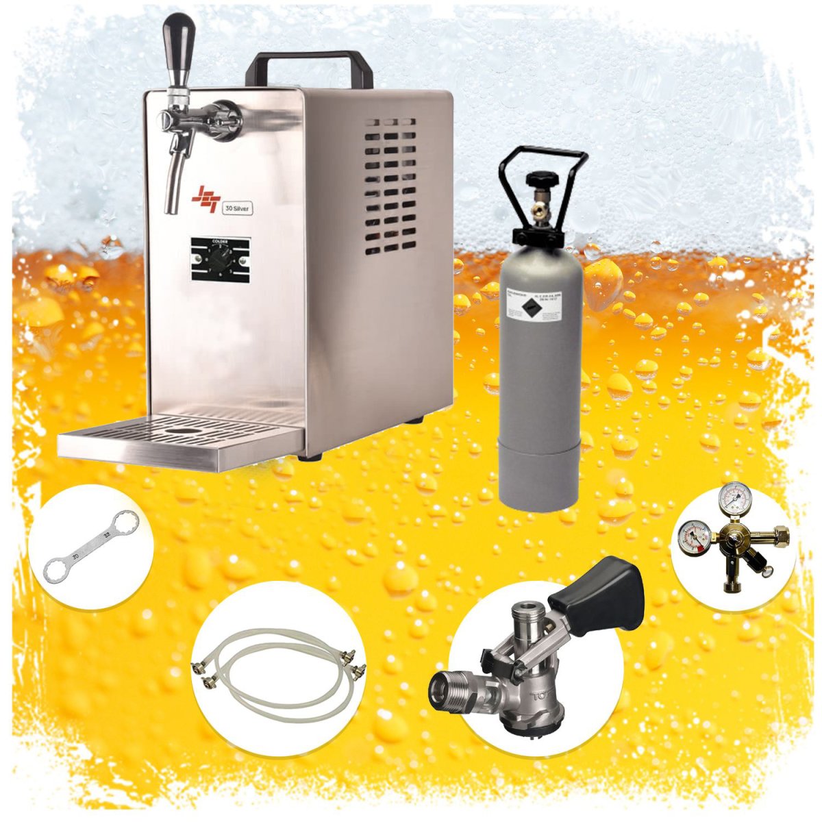 Komplett set – ölkran – Jet 30 ölmaskin, ölpump - Bild 2