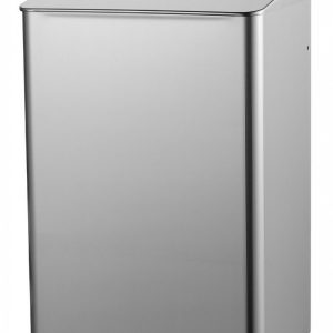 Papperskorg – 15 liter, aluminium, rostfritt stål