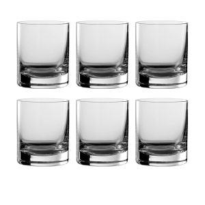 Whiskyglas, whiskybägare – New York Bar, 6-pack, 320 ml, kristallglas för whisky, cocktails och sprit