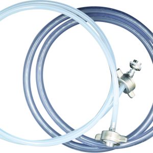 Dryckesslang för varmdrycksmaskiner – 10 mm helt färdig, ca 1,5 m