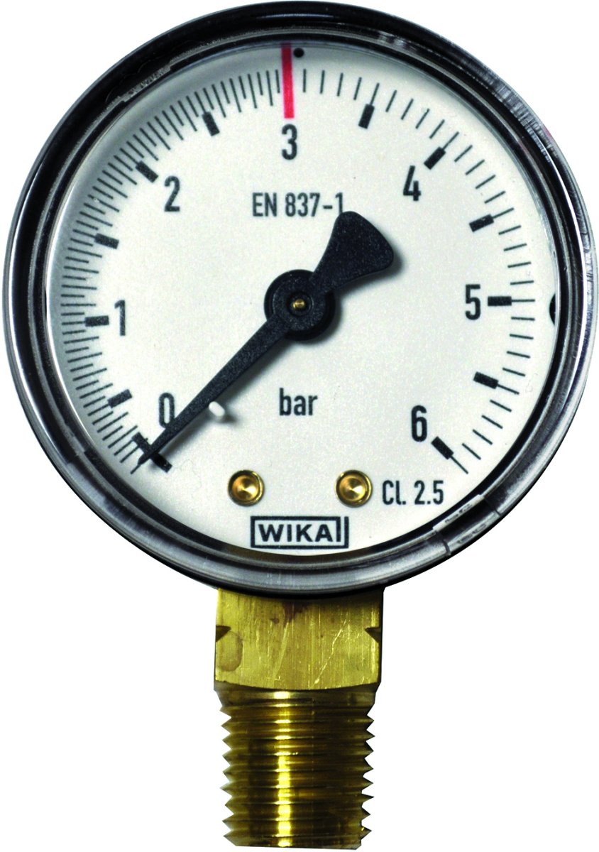 Manometer för arbetstryck, 0–6/3 bar - Bild 2
