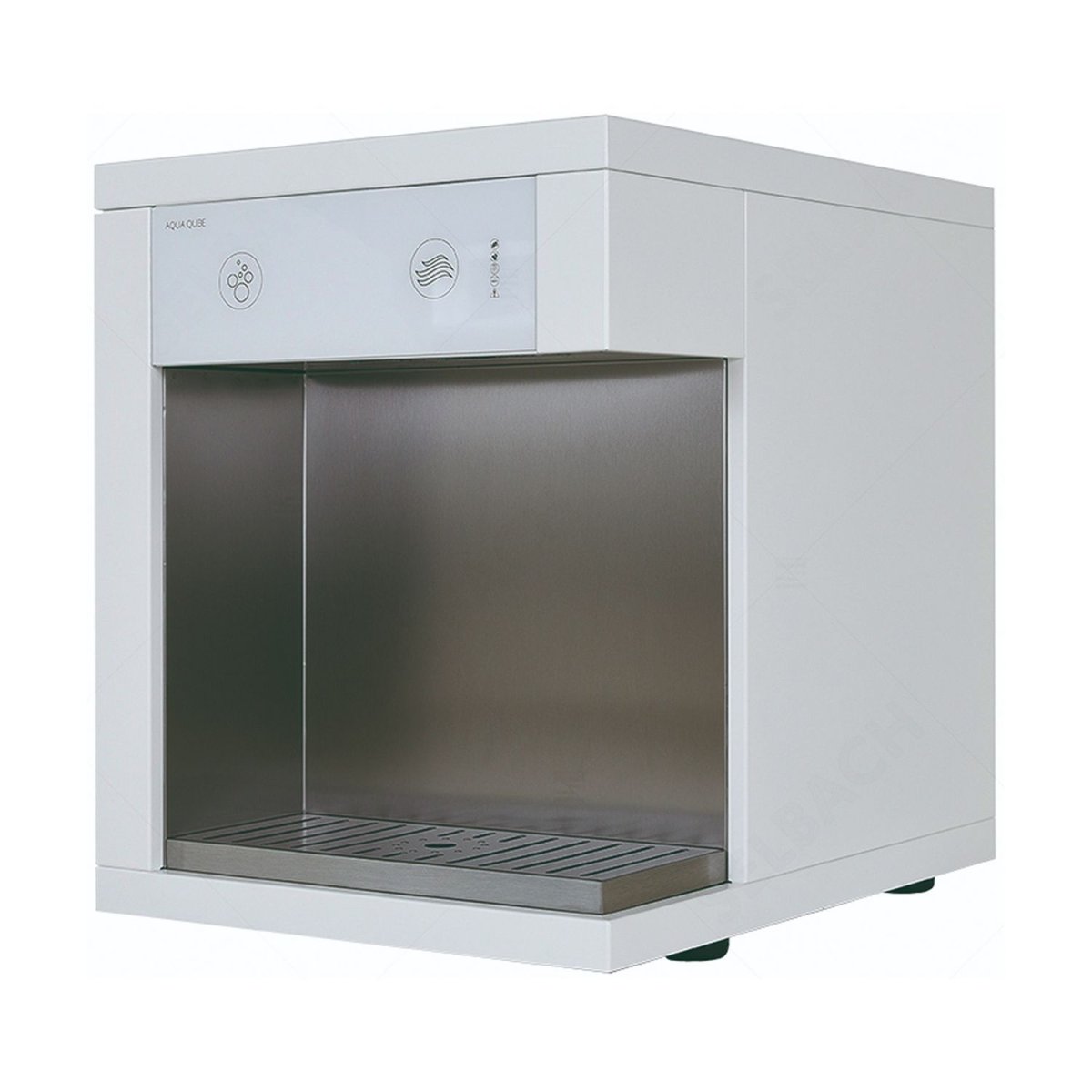 Vattenfontän, kolsyremaskin, vattendispenser, kolsyremaskin – Aqua Qube CT 30, bordsmodell, vit - Bild 2