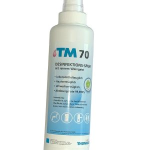 Desinfektionsmedel, desinfektionsspray – TM 70, 250 ml sprayflaska