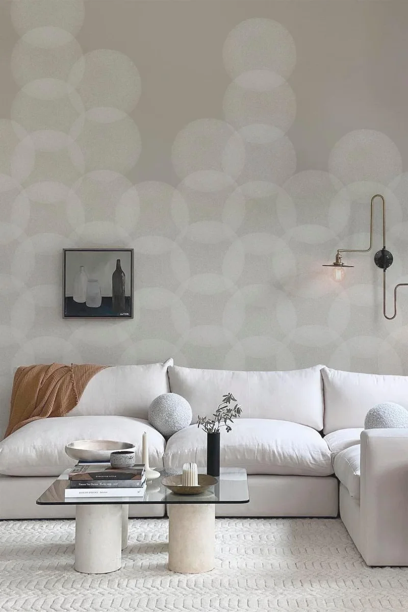 Faded Circle Pale Beige - Bild 2