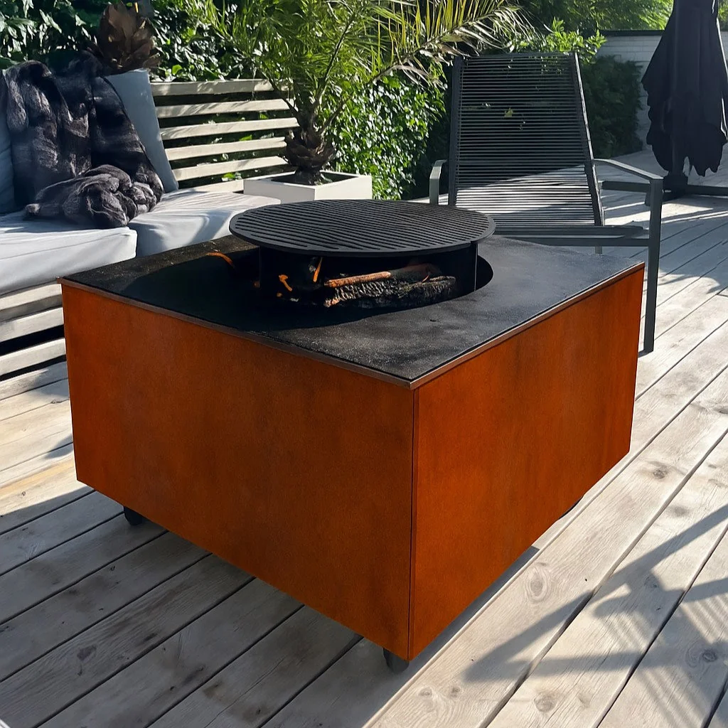 Tommre Block Grill Corten